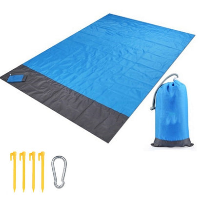 Beach Blanket Outdoor Picnic Mat 210x200cm Folding Portable Travel Blanket for Family Park Beach Grass