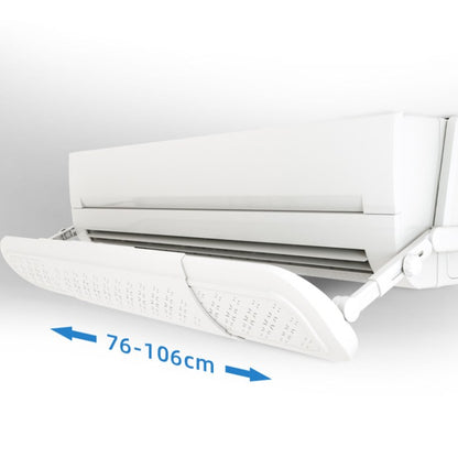 Multiple-angles Adjustable Indoor Air Conditioning Windshield Deflector Air Conditioning Baffle