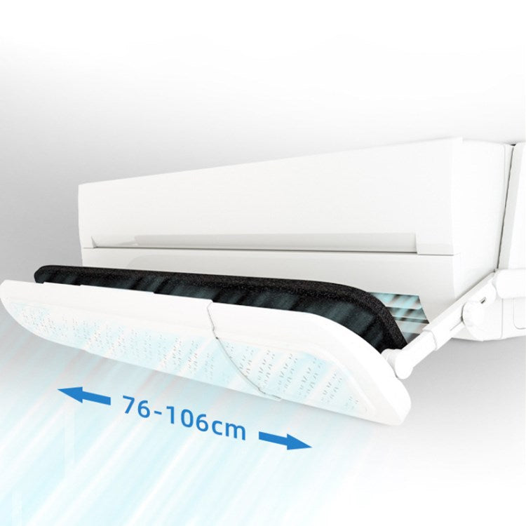 Multiple-angles Adjustable Indoor Air Conditioning Windshield Deflector Air Conditioning Baffle