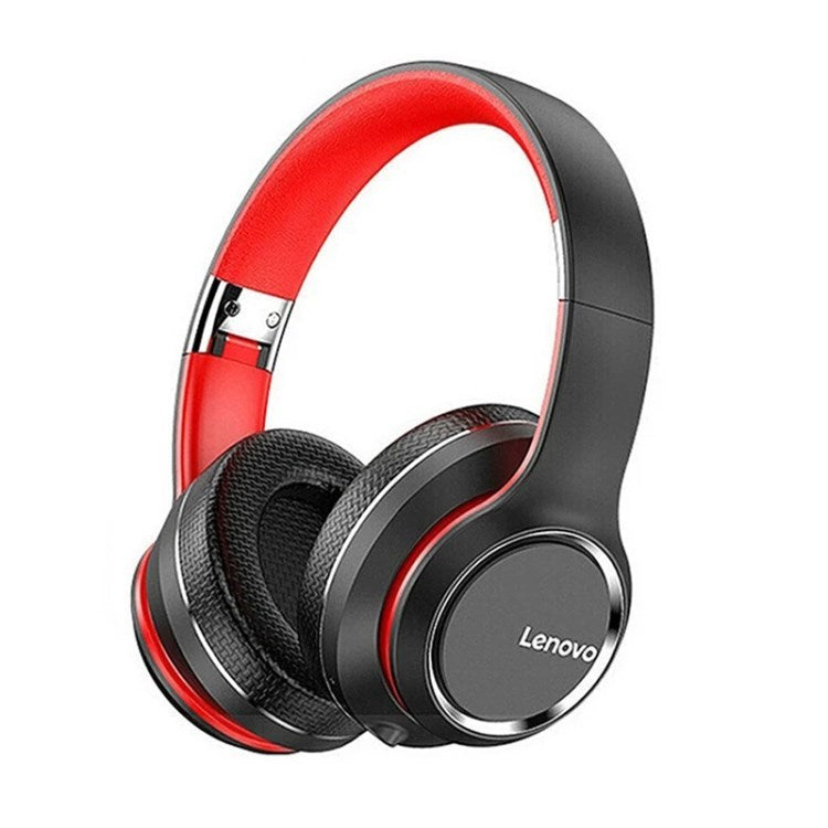 LENOVO HD200 Wireless Bluetooth Headset AUX-In Over-Ear Gaming Earphone Noise Cancelling Headphones Support Clear Call