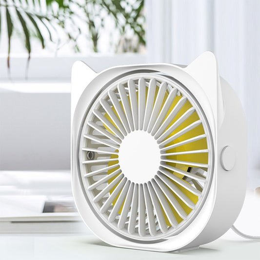 6 inch Mini USB Desk Fan Portable Electric Fan with 3 Wind Modes Summer Cooler for Home Office