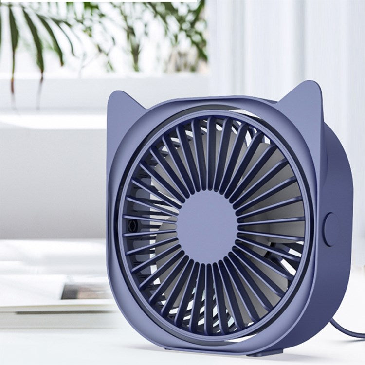 6 inch Mini USB Desk Fan Portable Electric Fan with 3 Wind Modes Summer Cooler for Home Office