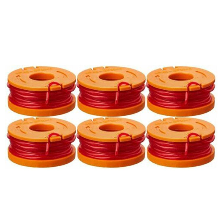 6Pcs WA0010 Grass Trimmer Mower Line for Worx Trimmer String Weed Eater Edger Spools