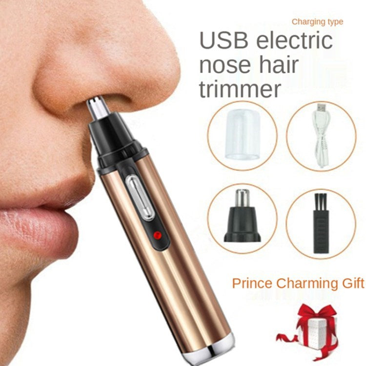 YD-103 Electric Men's Nose Hair Shaver Ear and Nose Hair Trimmer for Smoother Cutting