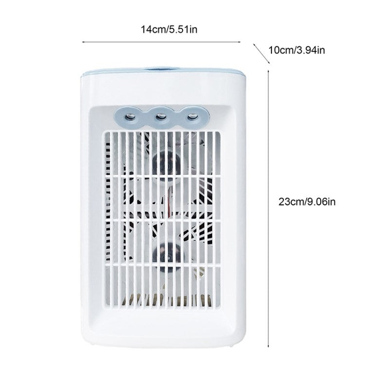 Humidifier Cooling Fan Desktop Fan Air Cooler Air Conditioning Fan for Office Dormitory