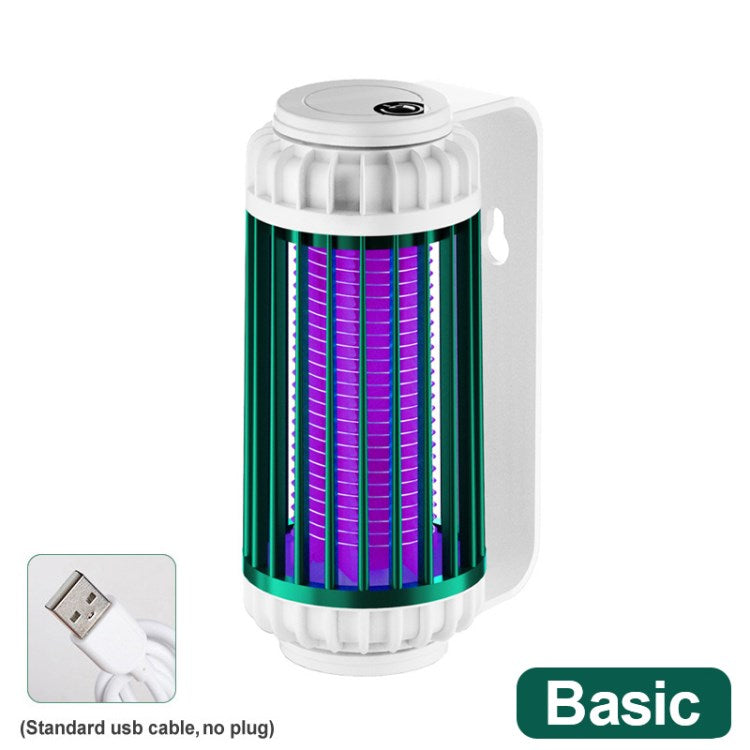 Portable Bug Zapper Mosquito Killer Indoor Electric Fly Trap with Light for Home Dormitory