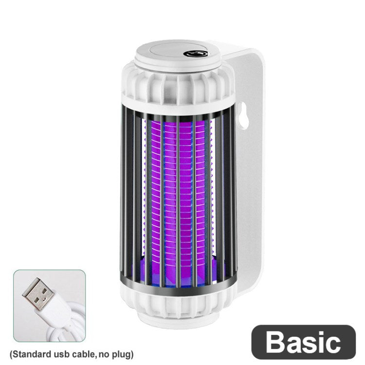 Portable Bug Zapper Mosquito Killer Indoor Electric Fly Trap with Light for Home Dormitory