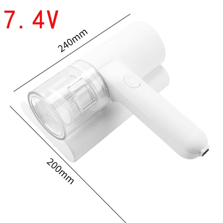 7.4V Mattress Vacuum Cleaner Handheld Mite Removal Instrument Wireless Mite Remover Cleaning Machine for Pillows Sheets