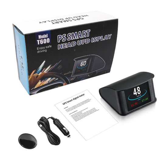 P10 OBD2 OBD Car Speedometer Thermometer Driving Computer Temperature Gauge Hud Head Up Display