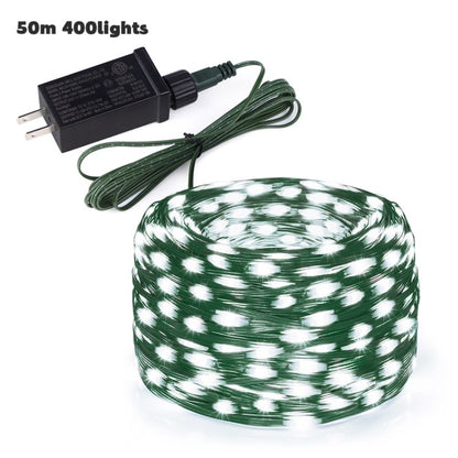 LED Solar Light String Fairy Light Outdoor Waterproof Patio Lights with 8 Modes Timer for Fence Christmas Tree Party Decoration