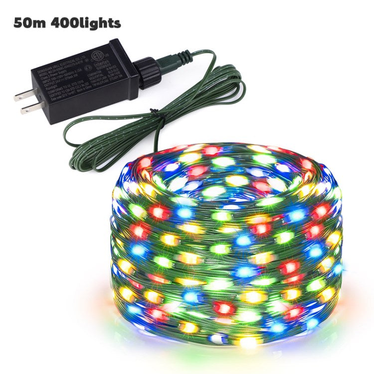 LED Solar Light String Fairy Light Outdoor Waterproof Patio Lights with 8 Modes Timer for Fence Christmas Tree Party Decoration