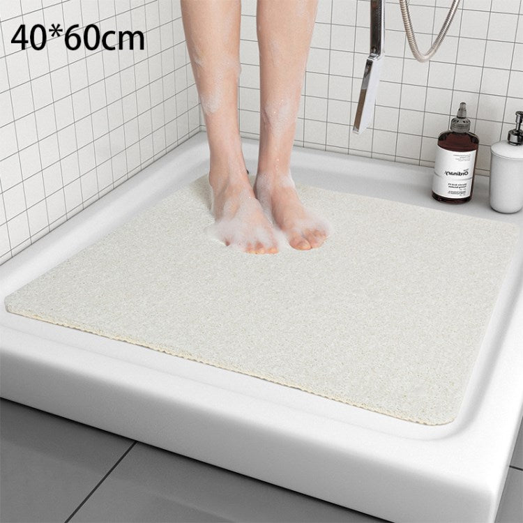 45x75cm Non-Slip Bathroom Shower Rug Carpet Durable Wear-Resistant PVC Bath Mat