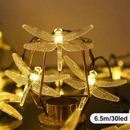 Dragonfly Solar String Lights Waterproof  Fairy Lights for Patio Homes Gardens