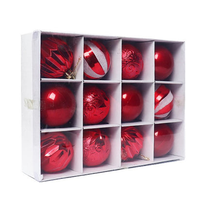 12Pcs Christmas Tree Balls Box Set Christmas Ornament Decorations Pendant