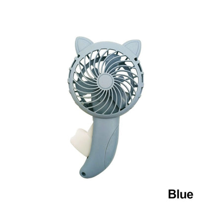 Portable Handheld Fan Hand-pressing Personal Fan Kids Toy Mini Cooler Small Pocket Fan