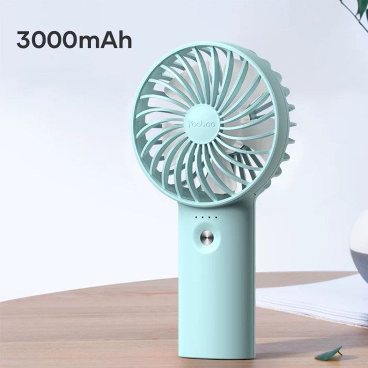 YOOBAO F3 Pro Wind Portable Handheld Fan Mini USB Rechargeable Fan Cooling Desk Fan Home, Office, School, Outdoor