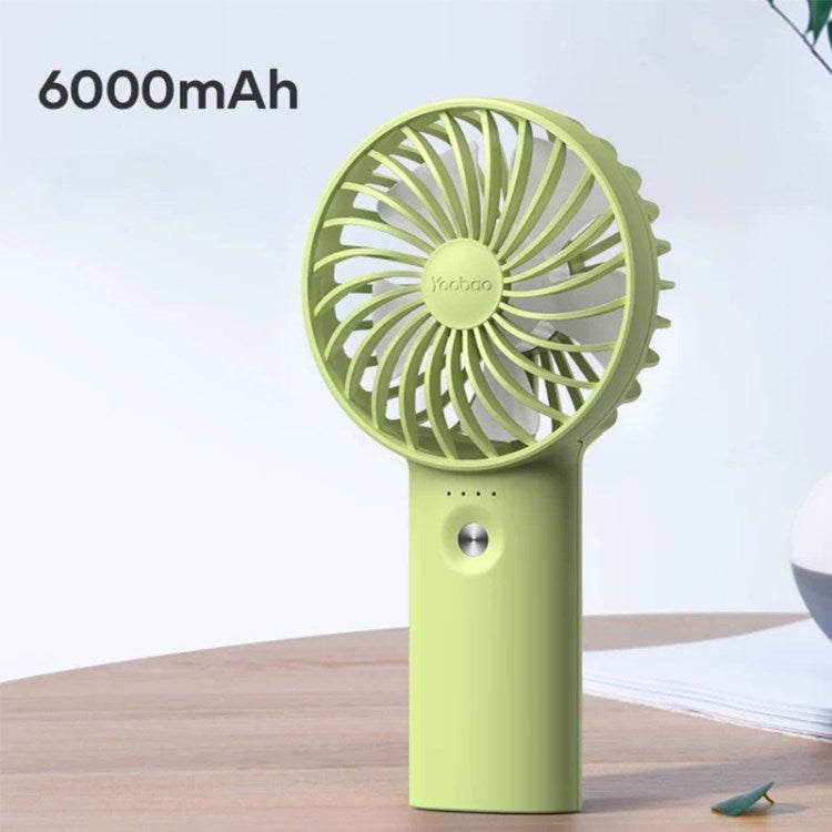 YOOBAO F3 Pro Wind Portable Handheld Fan Mini USB Rechargeable Fan Cooling Desk Fan Home, Office, School, Outdoor