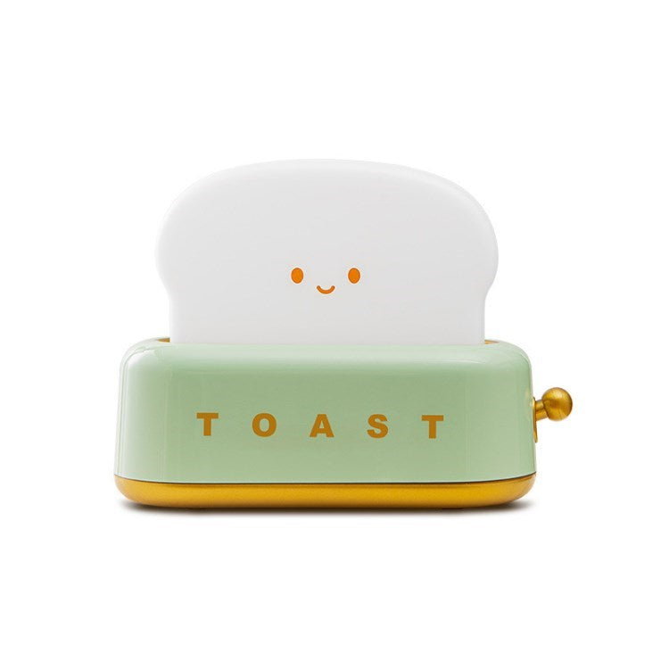 BD-NL-16 Cute Bread Toast Lamp Rechargeable Small Lamp Night Light for Bedroom, Bedside, Living Room, Dining, Desk Decorations