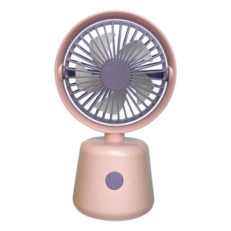 USB Small Fan 500mAh Rechargeable Powerful Personal Portable Fan Desktop Handheld Fan