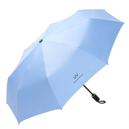 Anti-UV Umbrella Portable Folding Umbrella Travel Sun Rain Umbrella Gifts for Men Women