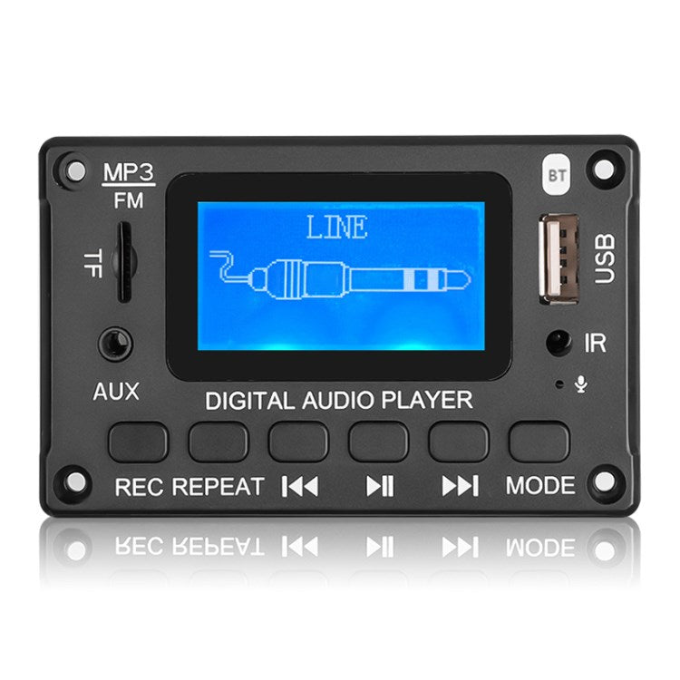 JQ D116BT 12V Car Audio Bluetooth MP3 Music Player Amplifier Auto AUX FM Radio Module - With A Remote