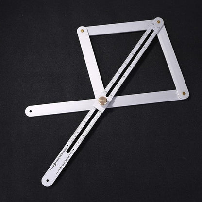 Aluminum Alloy Ruler Angle Finder Universal Ruler Multi-Angle Measuring Woodworking Tool