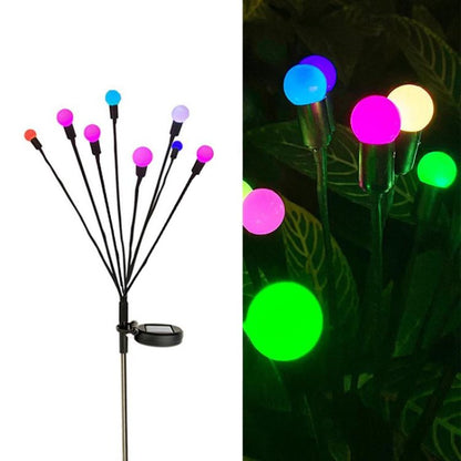 Solar Firefly Light Outdoor Waterproof Starburst Swaying Garden Light Party Decorative Light for Yard Garden Pathway