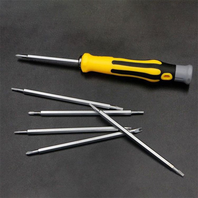 6 in 1 Tamper Resistant Magnetic Screwdriver Bits Set Head Precision Insulated Repair Tool