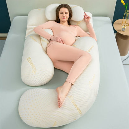 Pregnancy Women Pillow U-Shape Full Body Pillow and Maternity Support Sleeping Pillow