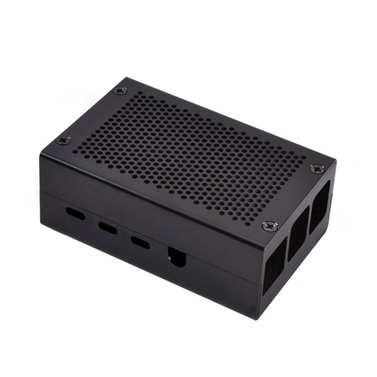 Compatible with Raspberry Pi 4 Model B Aluminum Alloy Case Cooling Shell Box