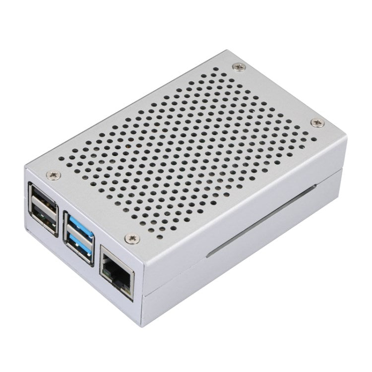 Compatible with Raspberry Pi 4 Model B Aluminum Alloy Case Cooling Shell Box