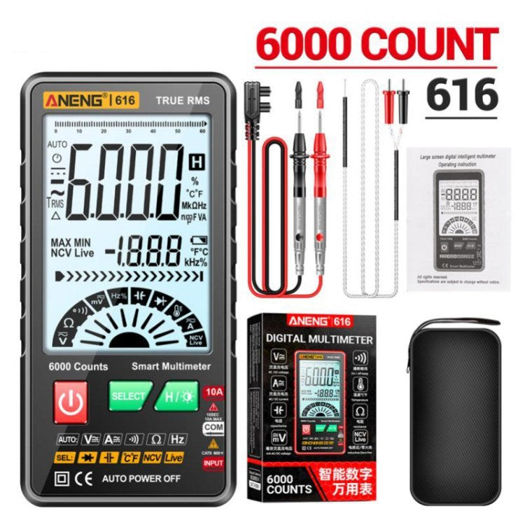 ANENG 616 Digital Multimeter 6000 Counts DC AC Voltage Current Tester Meter