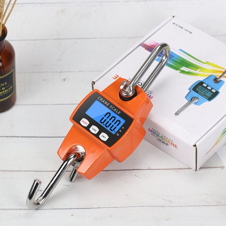 300kg / 660lb Industrial Mini Crane Scale Electronic Weighing Scale with Digital LCD Display