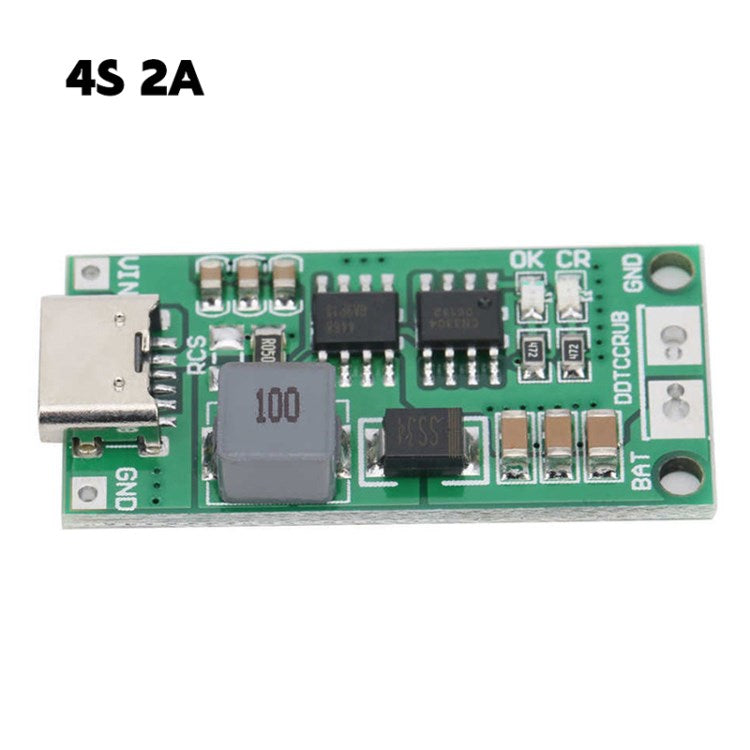 2S / 3S / 4S Charging Module Battery Charging Board Type-C Step-Up Boost Module 18650 Lithium Battery Charger Module