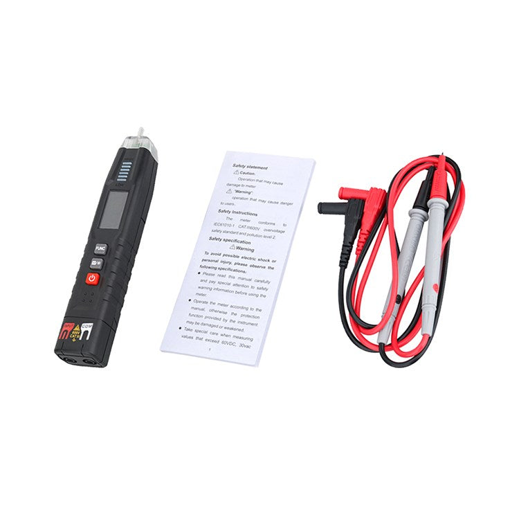 HABOTEST HT122 Digital Multimeter NCV Resistance Capacitance Diode Live Line Tester DC AC Voltage Tester