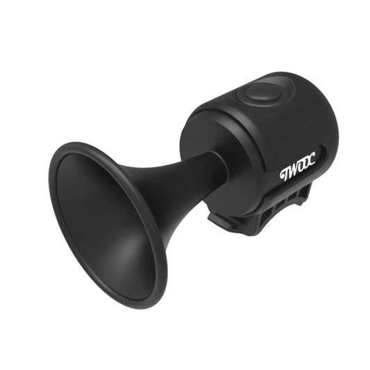 TWOOC Electric Bicycle Horn 120dB Loud Bike Bell with Elastic Straps and Anti-slip Pad