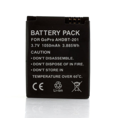 1050mAh Rechargeable Battery for GoPro HERO3 Camera AHDBT-301