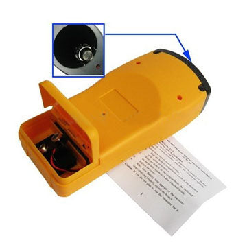 Ultrasonic Distance Measurer Laser Point Distance Measuring Tool for Realtor Builders - Yellow