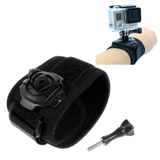 360 Degree Rotation Mount Wrist Strap Wristband for Gopro Hero 2 3 3+