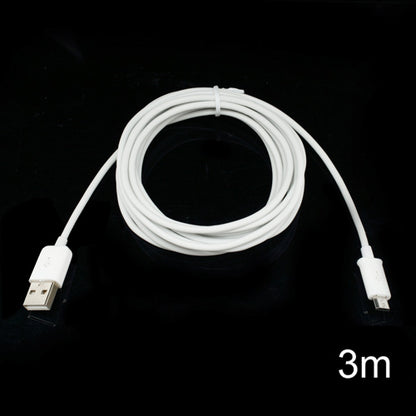 White 3M Micro USB 5Pin to USB 2.0 High Speed Data Charge Cable for Samsung HTC Nokia Sony LG Huawei