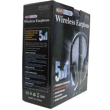 5 in 1 Wireless Earphone Headphone