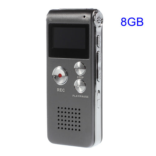 SK-012 Portable Rechargeable 8GB Digital Voice Recorder MP3 Player Support U-disk 