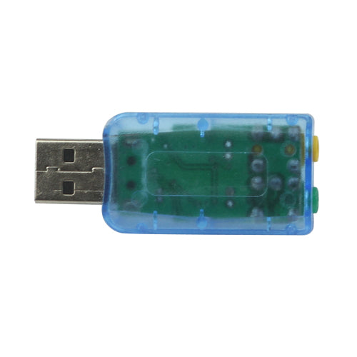 USB 2.0 to 3D Audio Sound Card Adapter Virtual 5.1 Channel