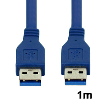 Super Speed USB 3.0 A-Male to A-Male Cable,Length:1m