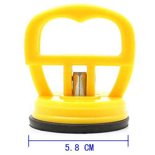 Yellow Suction Cup Dent Puller Smartphone Glass Panel Repair Tool, Size: 5.8 x 6.5cm