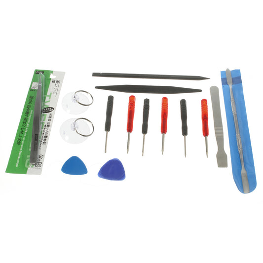 15 in 1 Screwdriver Tweezer Etc Disassemble Repair Tools Set for All Smartphones