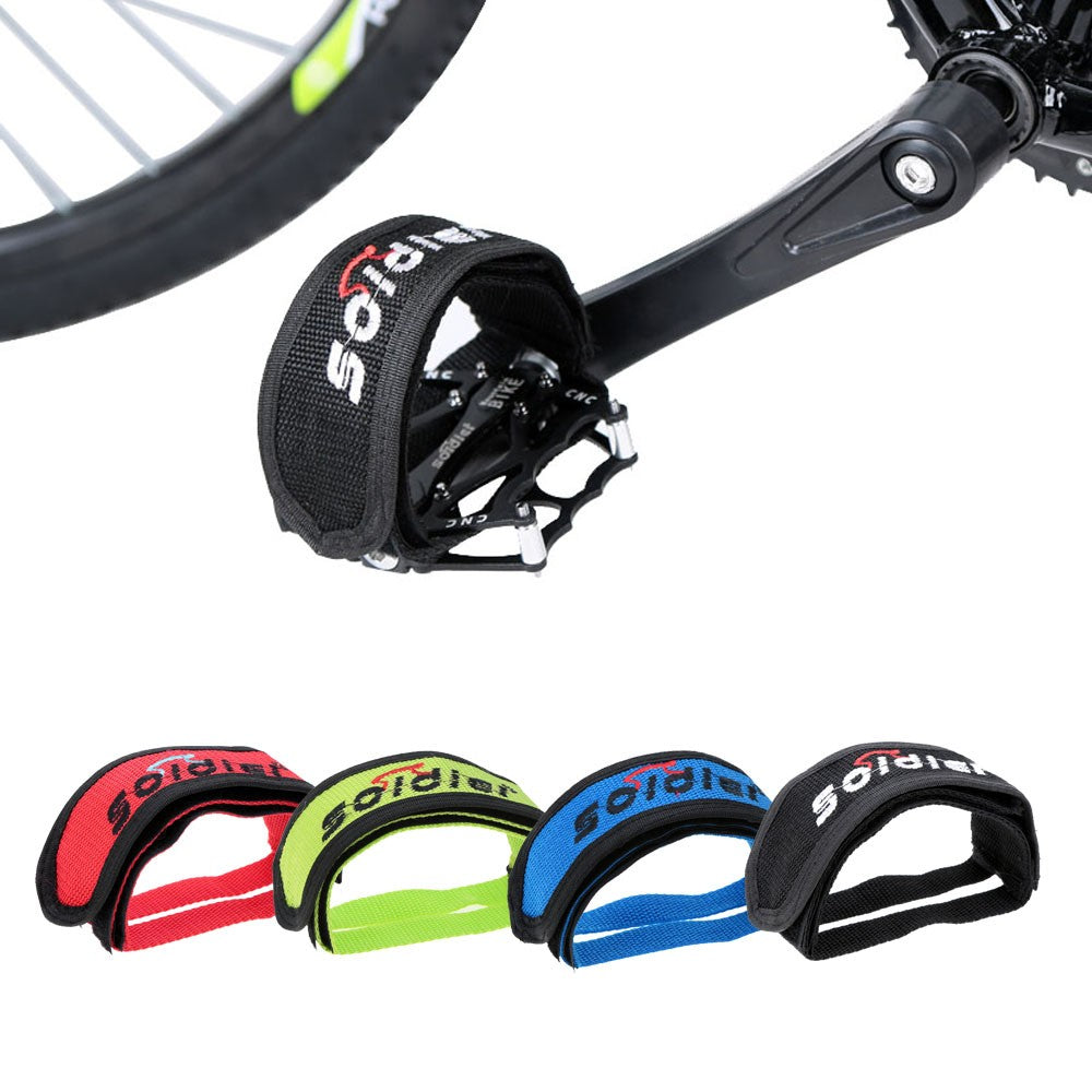 1 Pcs Fixed Gear Fixie BMX Bike Bicycle Anti-slip Double Adhesive Straps Pedal Toe Clip Strap Belt