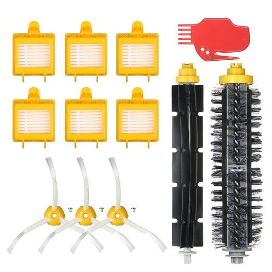 For iRobot Roomba 700 Series 700 760 770 780 790 Bristle Brush + Flexible Brush + Side Brushes + HEPA Filter + Cleaning Vacuum Cleaner