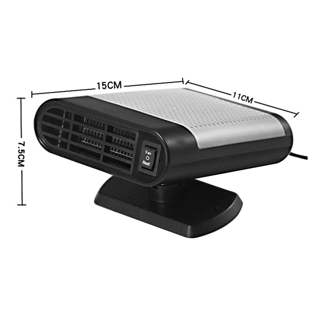 12V 150W 2-in-1 Auto Car Heater Cooling Fan Defroster Defrost Windscreen Window Demister