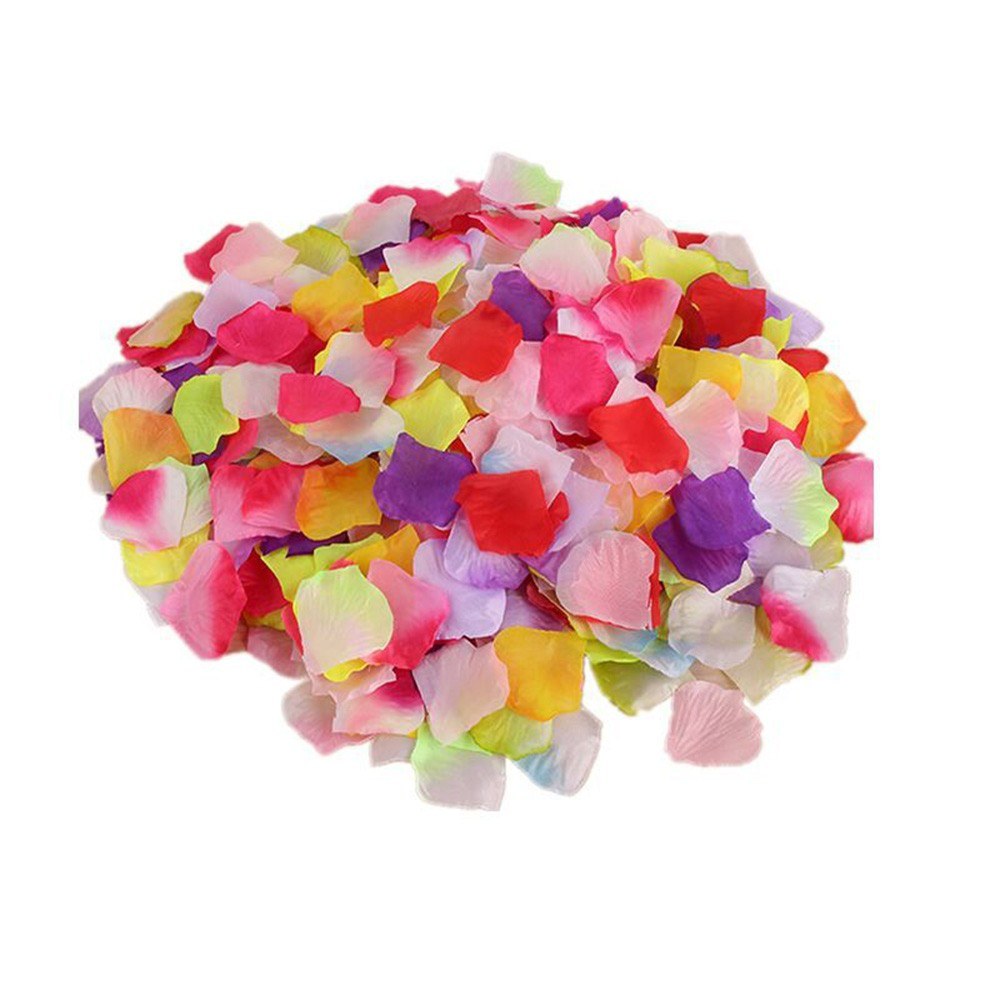 Non-real Flower Petals Silk Rose Artificial Petals for Wedding Party Decorations